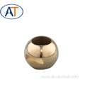 Brass sphere for ball valve